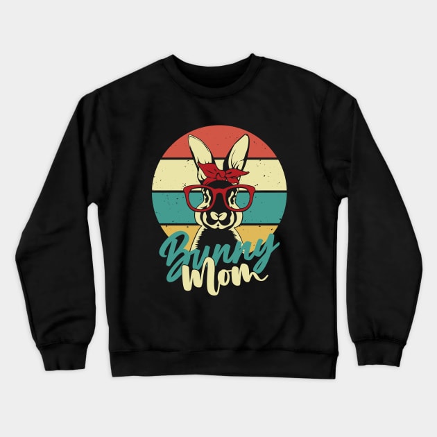 bunny mom gift bunny rabbit Crewneck Sweatshirt by youki